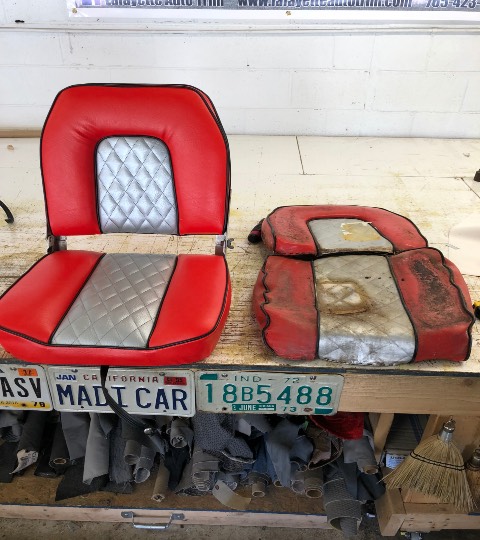 auto seat upholstery repair shop in Lafayette, Indiana